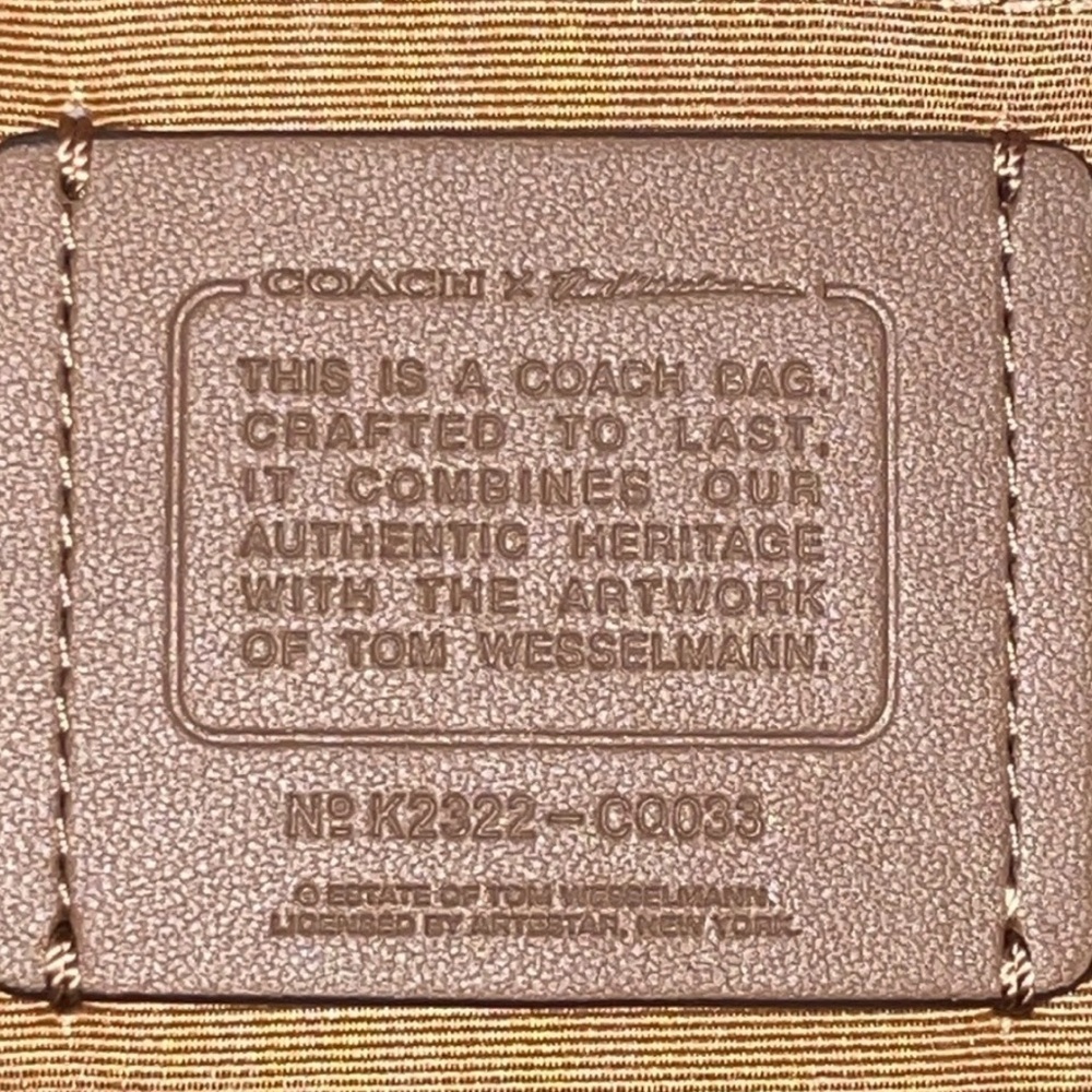 Coach x Tom Wesselmann Rowan Lips Satchel Bag 👄 - Picture 4 of 5